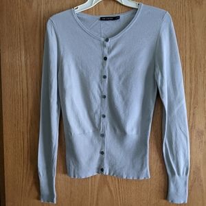 The Limited gray long sleeve cardigan